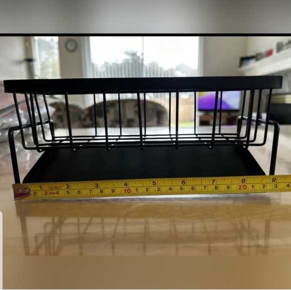 Gray Plastic Sink Caddy Organizer - Gray - Picture 5 of 11